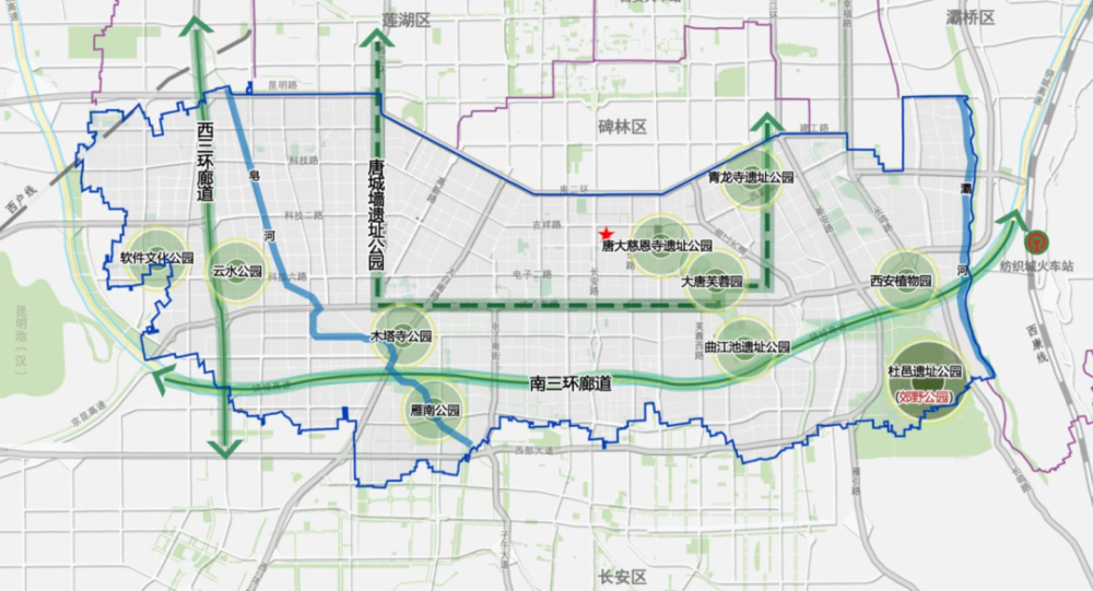 西安高新区最新规划图：西安高新区全新规划蓝图