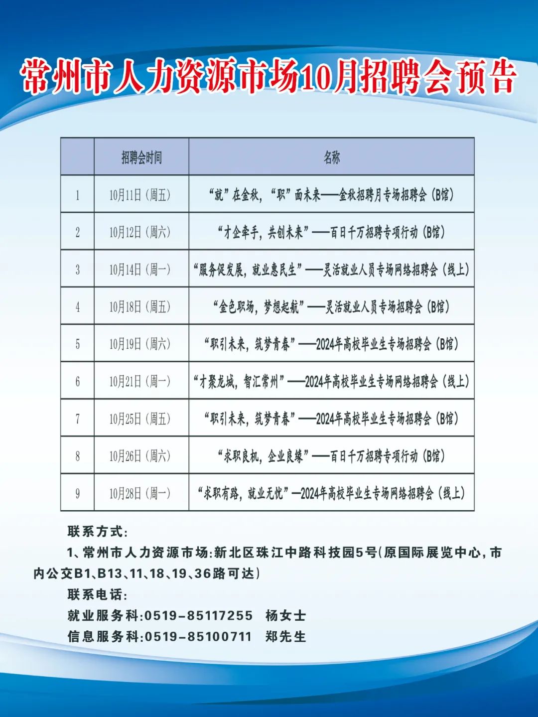 常州钟楼区最新招聘会｜钟楼区招聘盛宴来袭